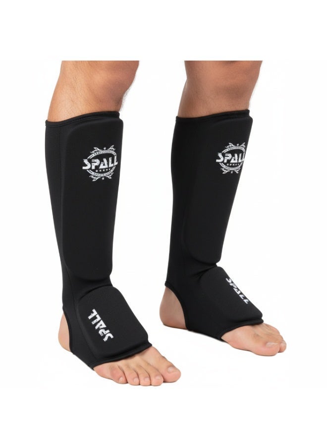 Spall Shin Instep Guard Protective Leg Pad For Wrestling Sparring Karate MMA Muay Thai Boxing Kickboxing Sports Training Protective Gear Ideal For Men And Women - Image 1